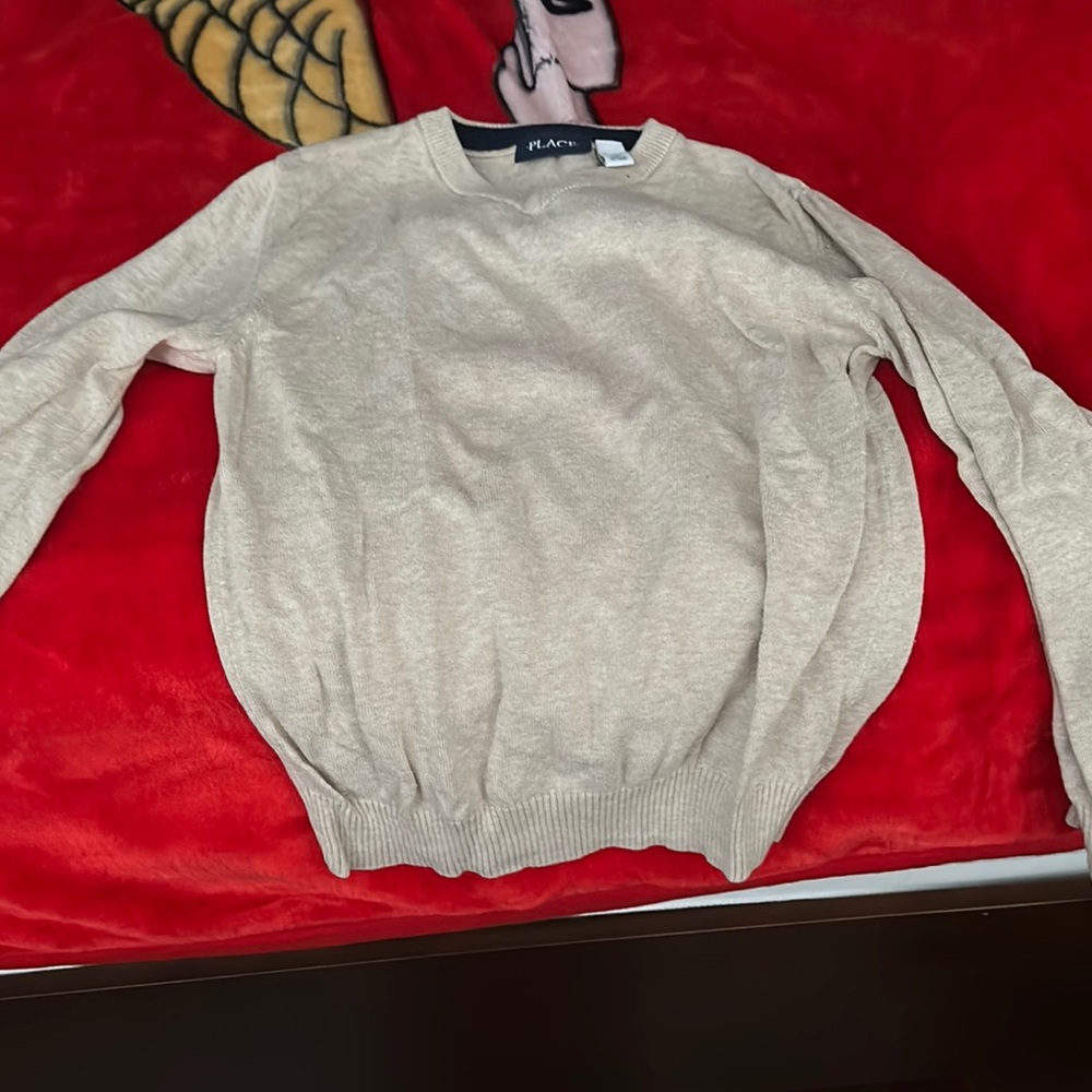 Men's Beige Sweater
